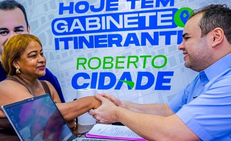 Gabinete Itinerante de Roberto Cidade leva cidadania e serviços gratuitos aos bairros de Manaus