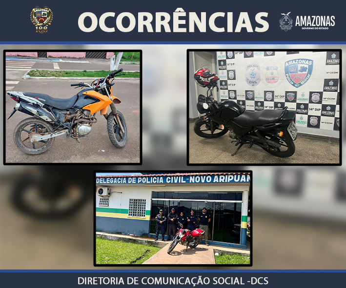 PMAM prende quatro homens e apreende três motocicletas com restrição de roubo ou furto