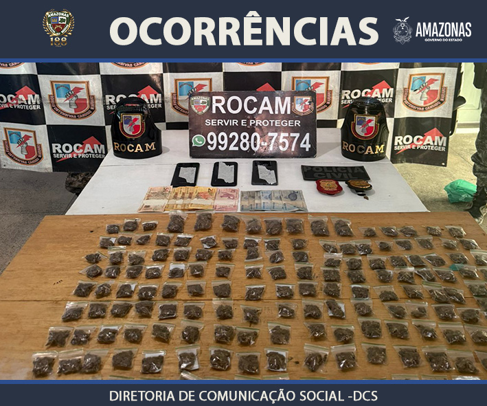 PMAM e PC-AM realizam prisão por tráfico de drogas em Envira