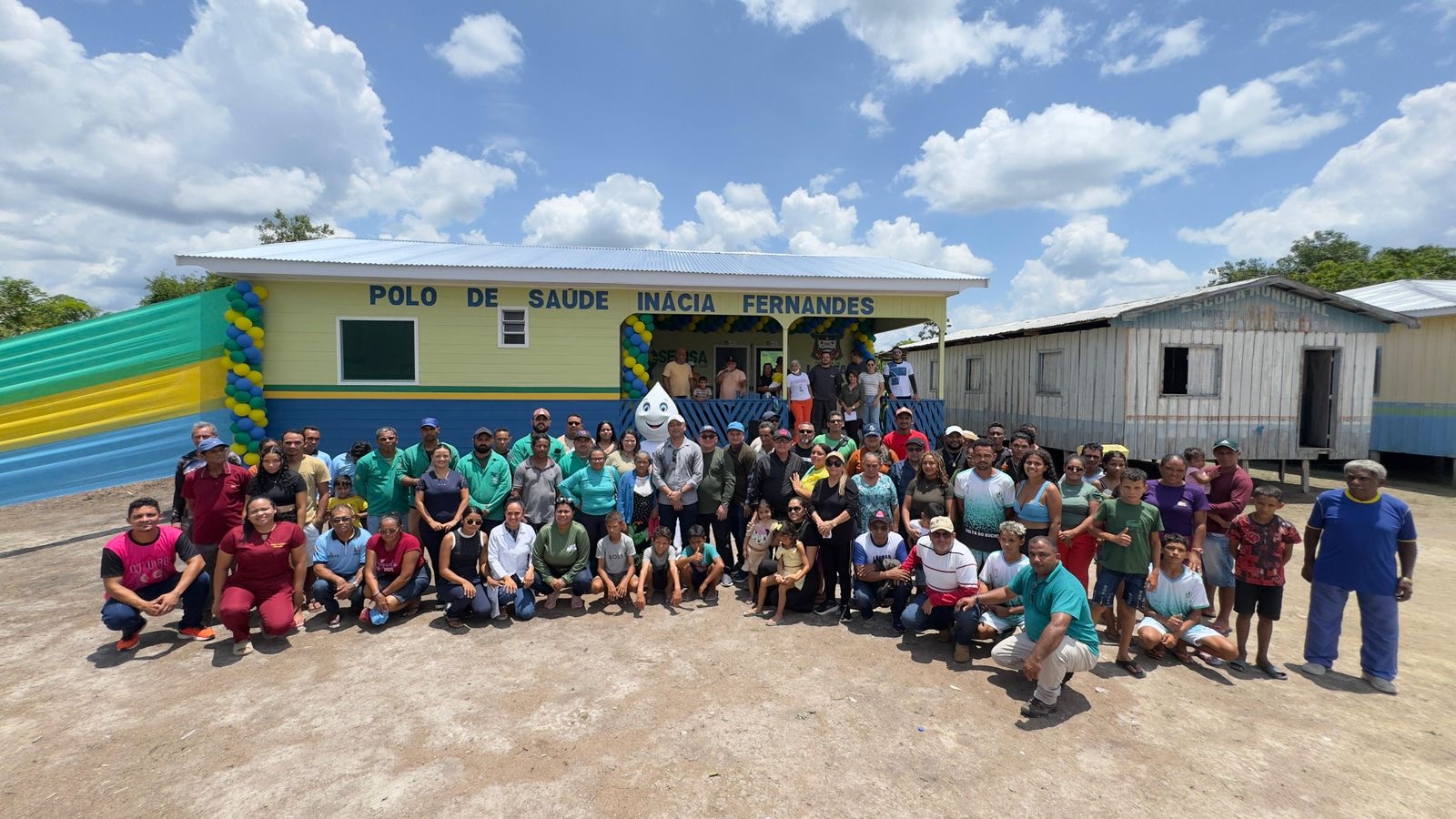 Prefeitura de Lábrea inaugura Polo de Saúde Inácia Fernandes na comunidade Volta do Buxo, no Rio Ituxi