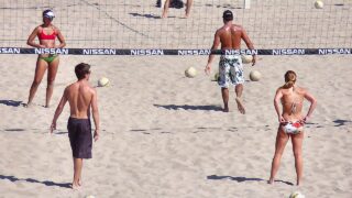 Torneio solidário de vôlei de praia reúne duplas master em Manaus
